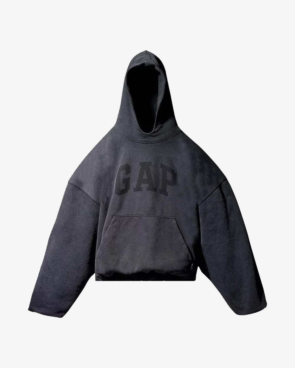 YEEZY GAP ENGINEERED BY BALENCIAGA DOVE WASHED BLACK HOODIE