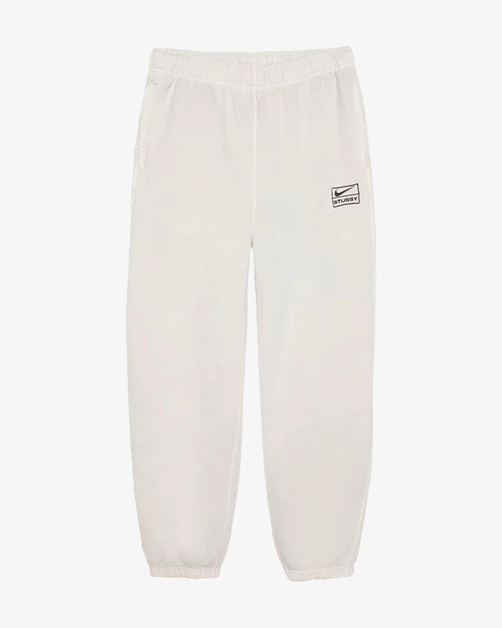 NIKE X STUSSY SS24 PIGMENT DYED FLEECE LIGHT BONE SWEATPANTS