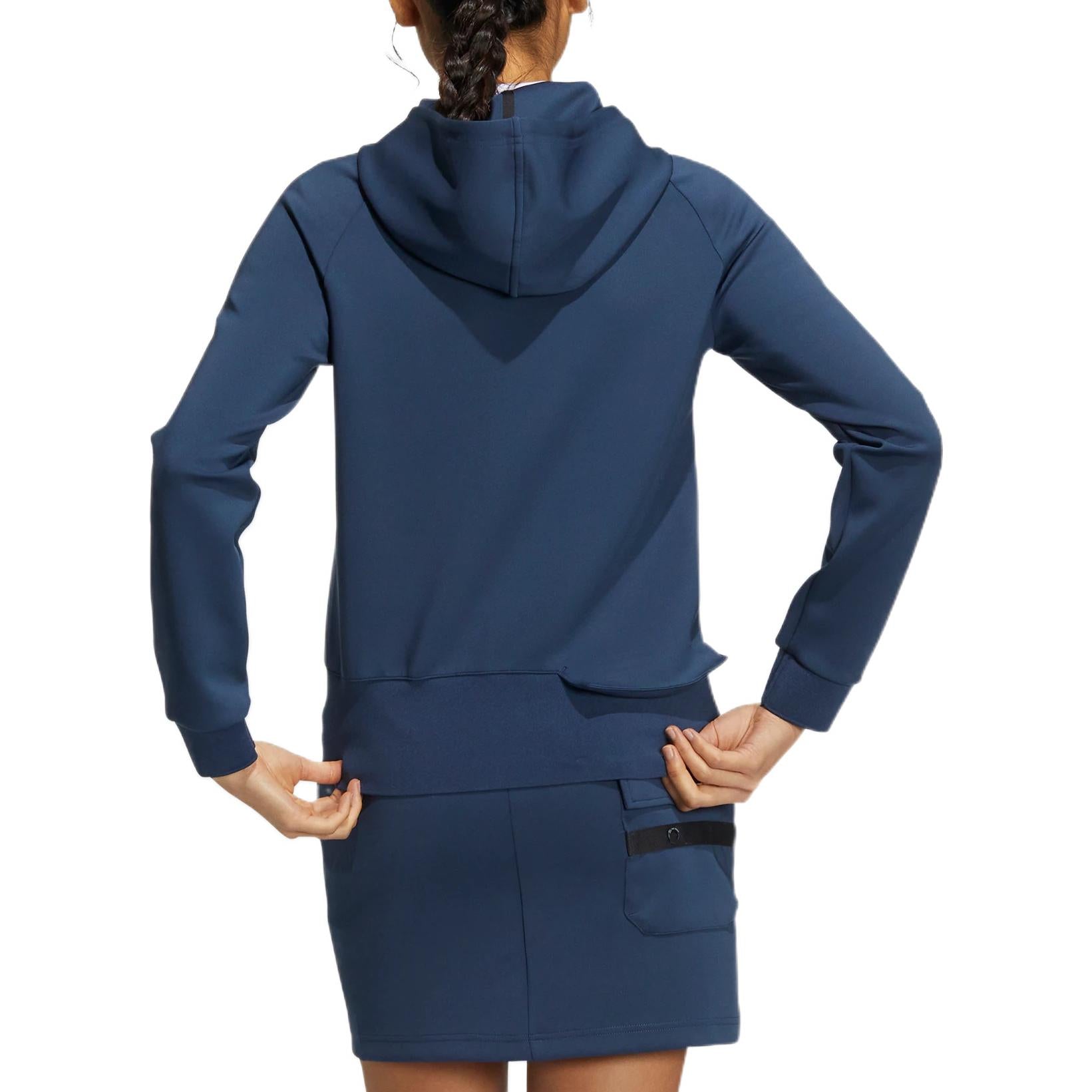 (WMNS) adidas Go-To Hood Long Sleeve Sweatshirt 'Blue' H64651