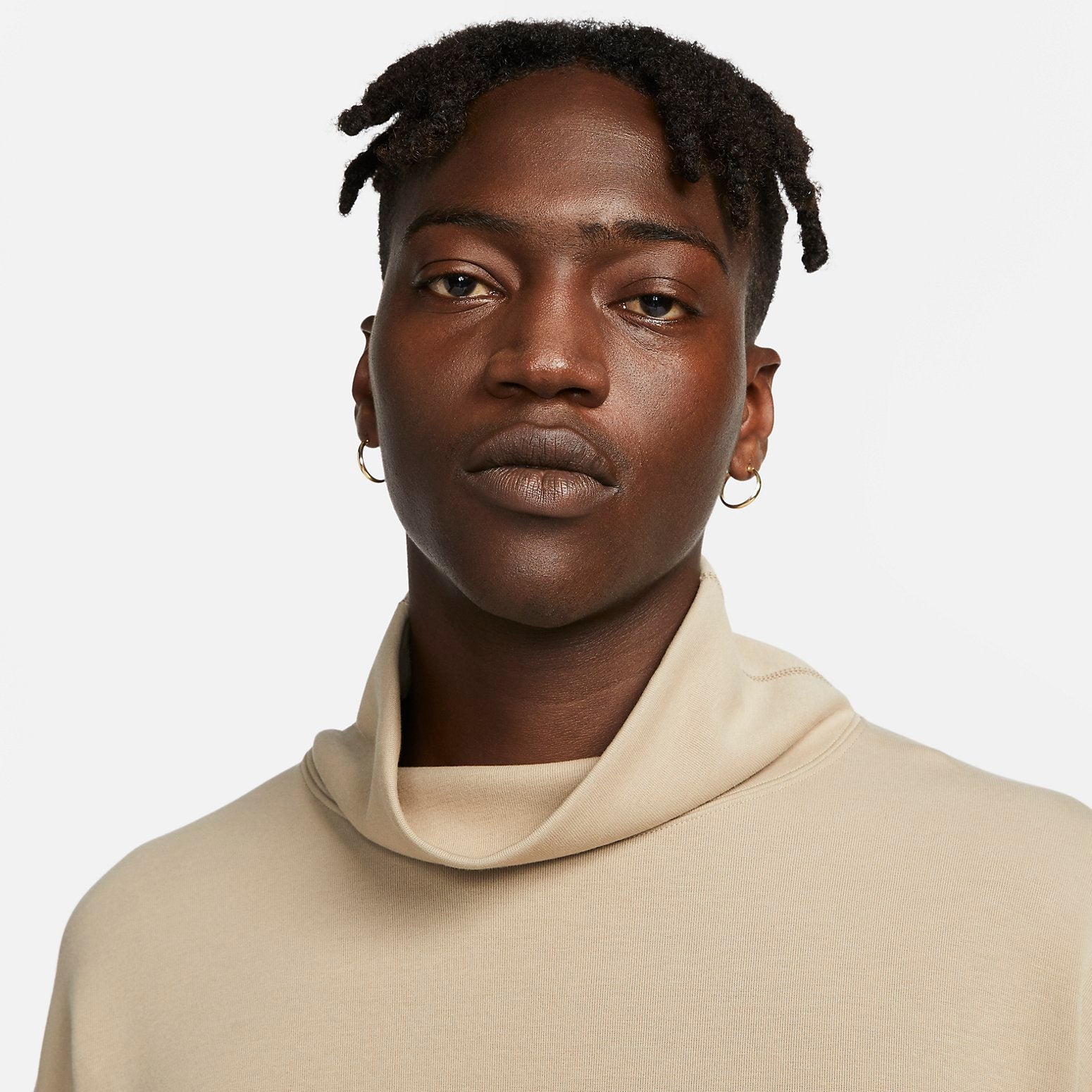 Nike Tech Fleece Tartle Neck T-Shirt 'Khaki' FB8170-247