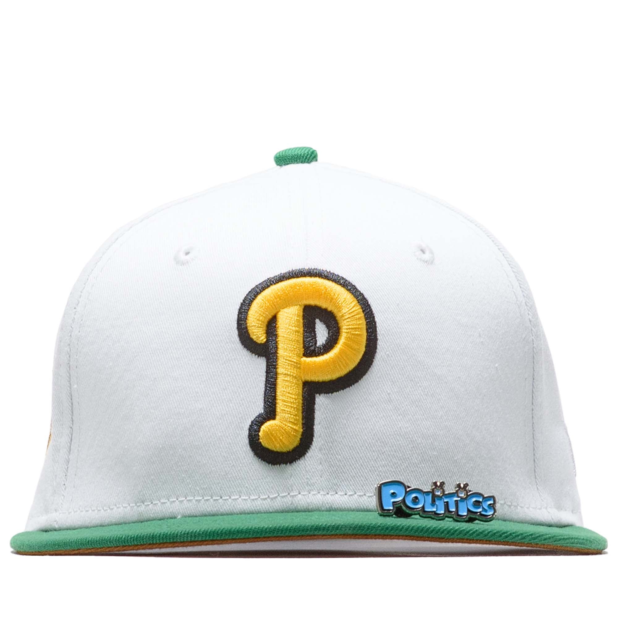 New Era x Politics Philadelphia Phillies 59FIFTY Fitted Hat - White/Kelly Green