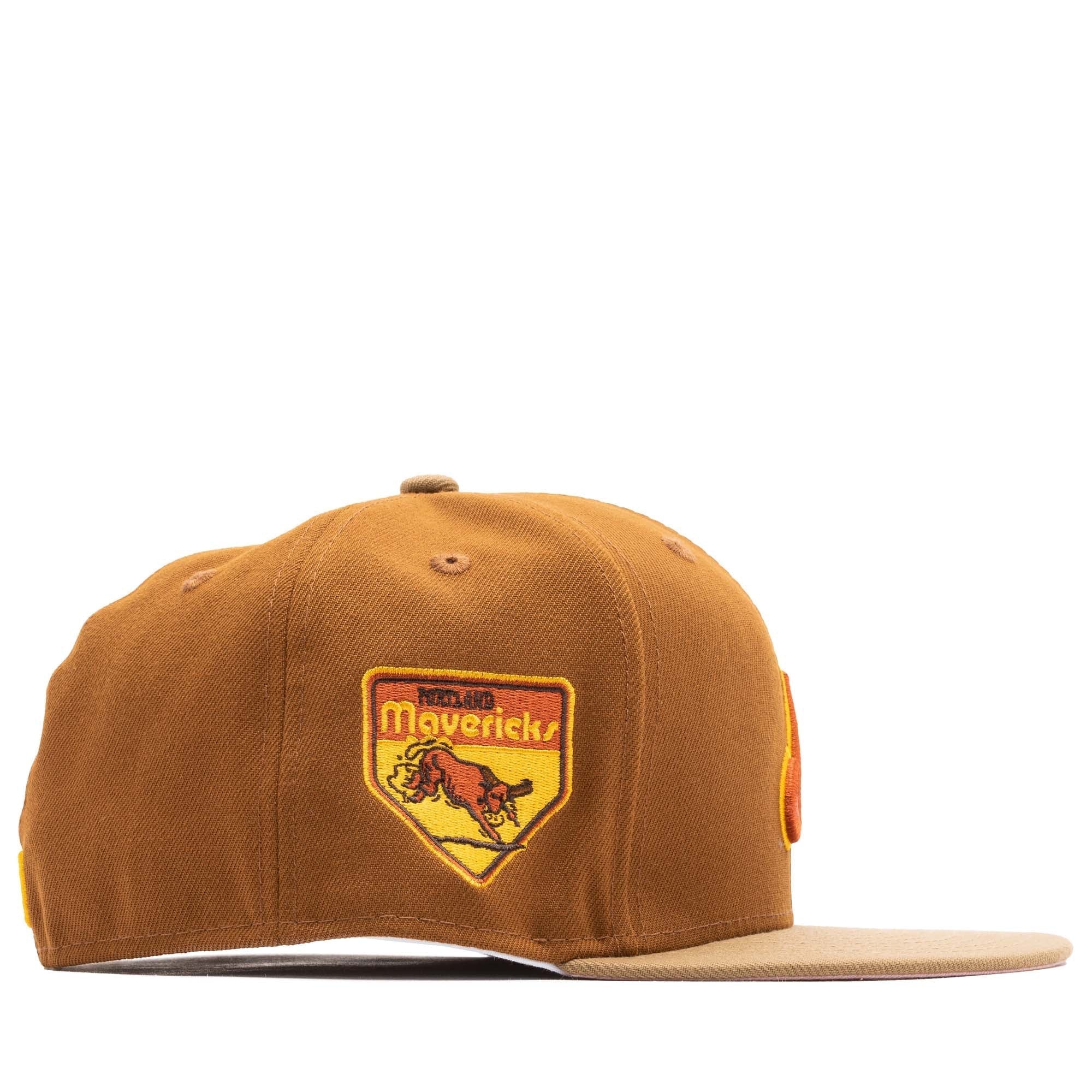 New Era x Politics Portland Mavericks 59FIFTY Fitted Hat - Brown/Khaki