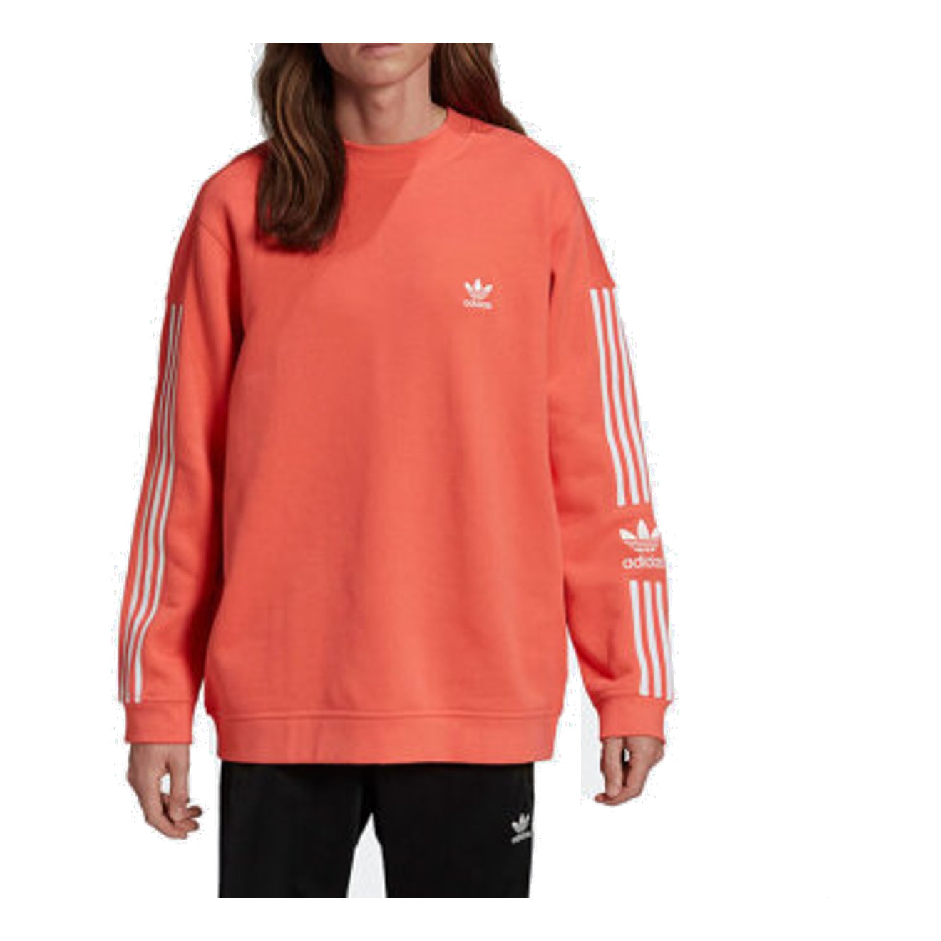 adidas originals Sweatshirt 'Orange White' HC1996