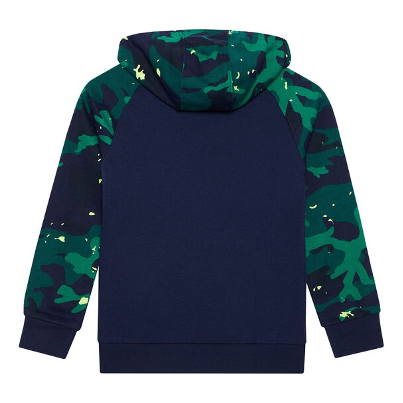 (GS) adidas Camo-Print Sweatshirt 'Blue Green Yellow' H20312