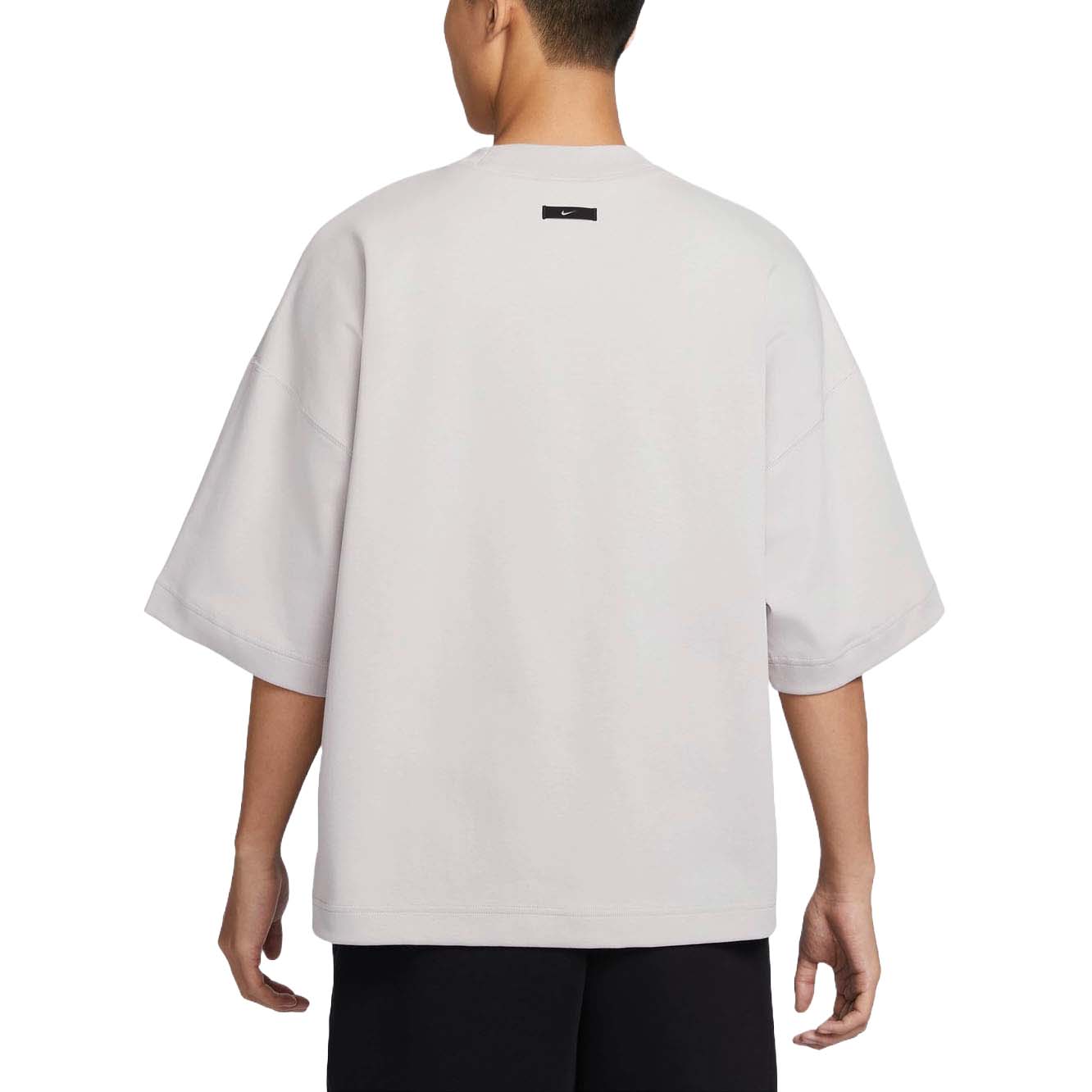 Nike Sportswear Tech Fleece Reimagined Oversized T-shirt Asia Sizing 'Light Iron Ore' FB8166-012