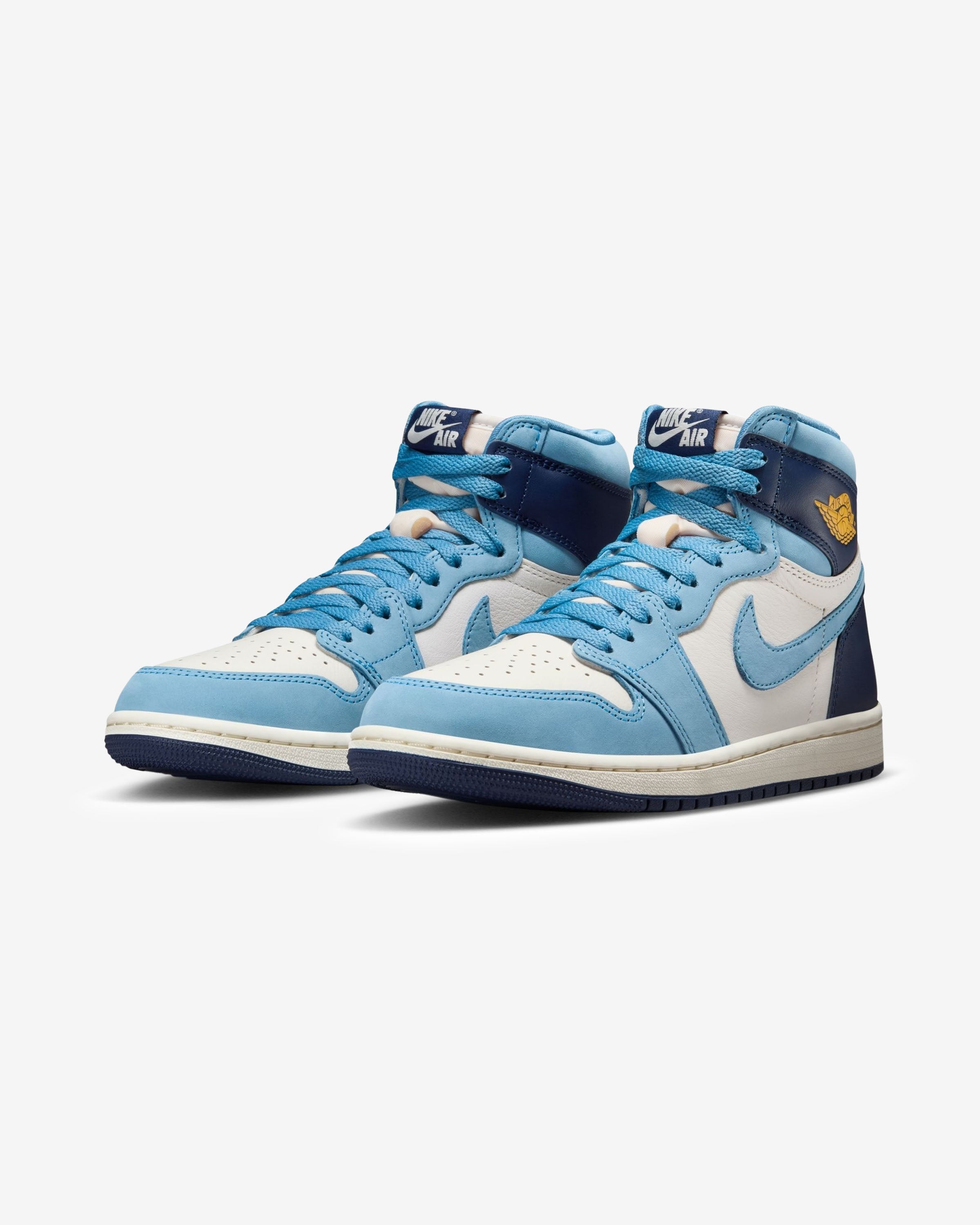 JORDAN WOMEN'S AJ 1 RETRO HIGH OG "FIRST IN FLIGHT" - UNIBLUE