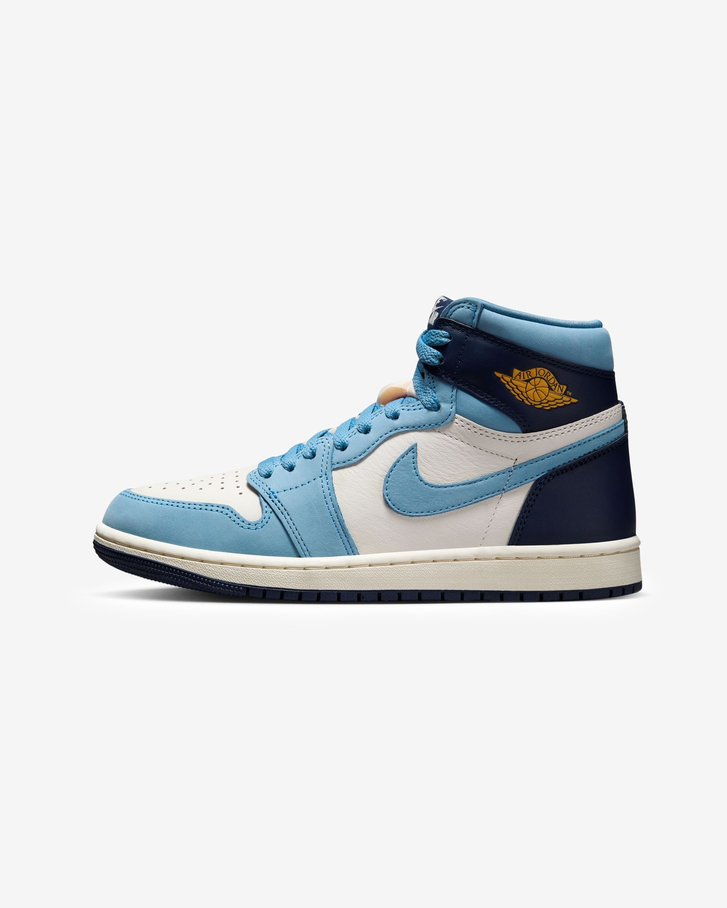 JORDAN WOMEN'S AJ 1 RETRO HIGH OG "FIRST IN FLIGHT" - UNIBLUE