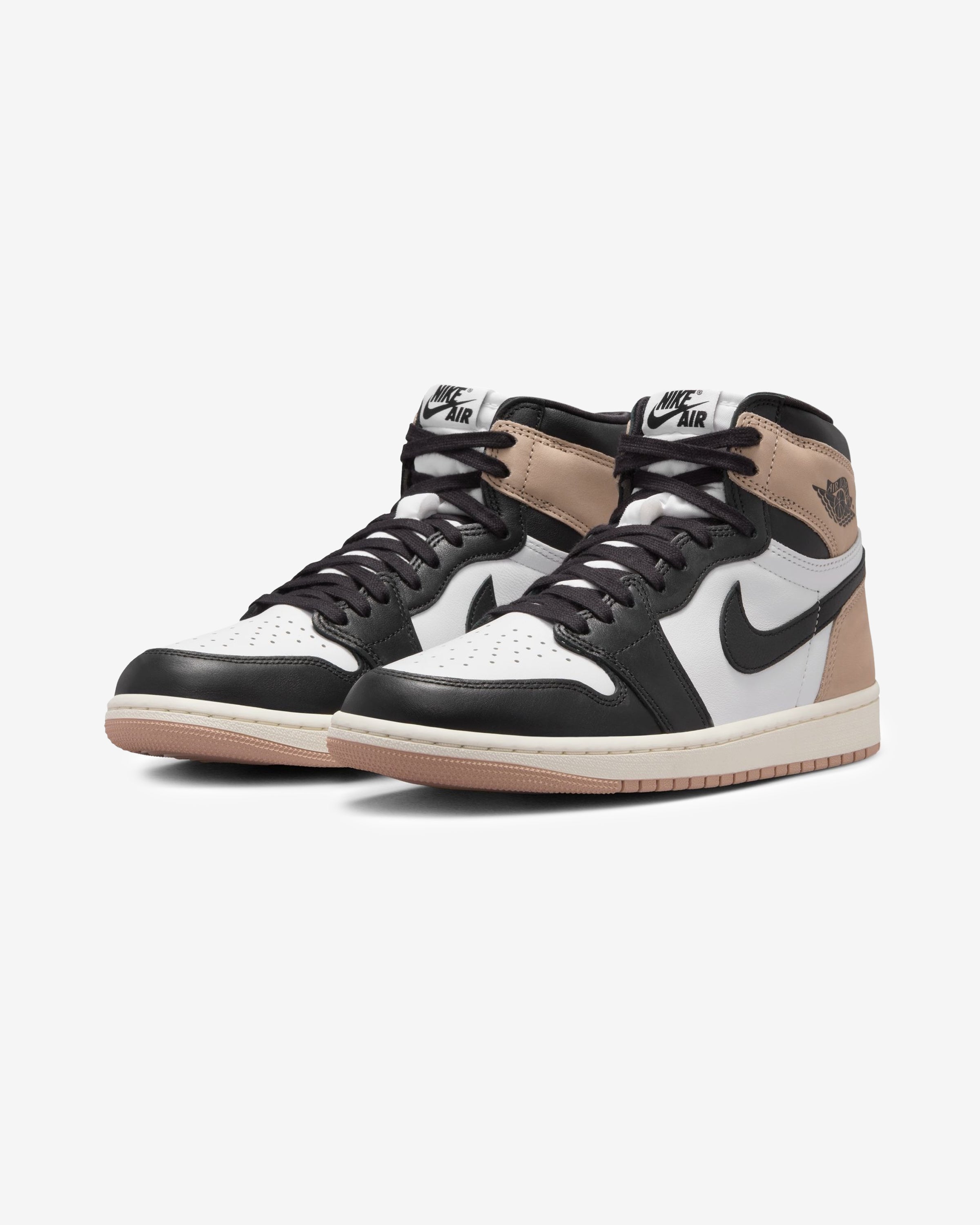 JORDAN WOMEN'S AJ 1 RETRO HIGH OG - BLACK/ LEGENDMDBROWN