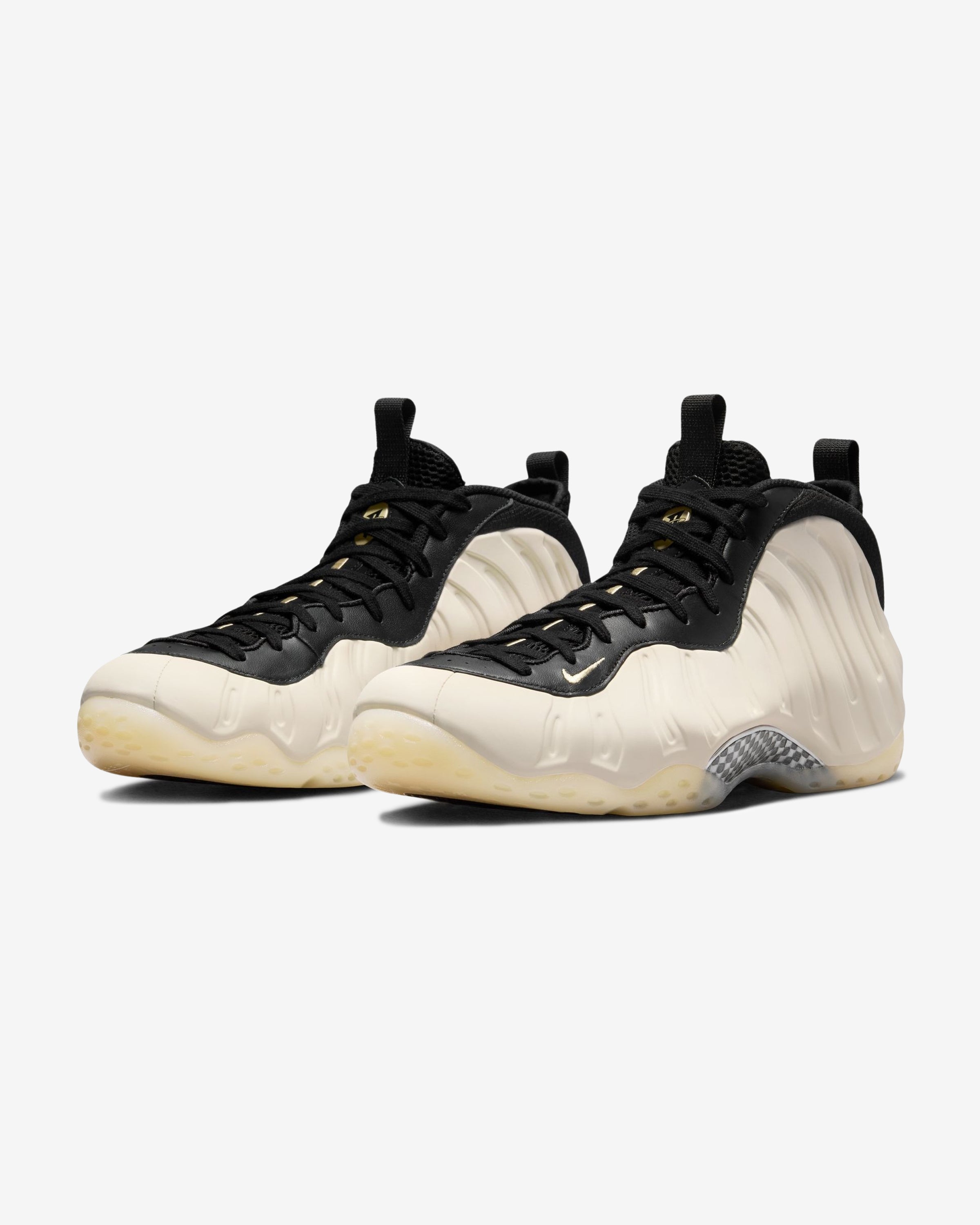 NIKE AIR FOAMPOSITE ONE - BLACK/ TEAMGOLD/ LTOREWOODBRN