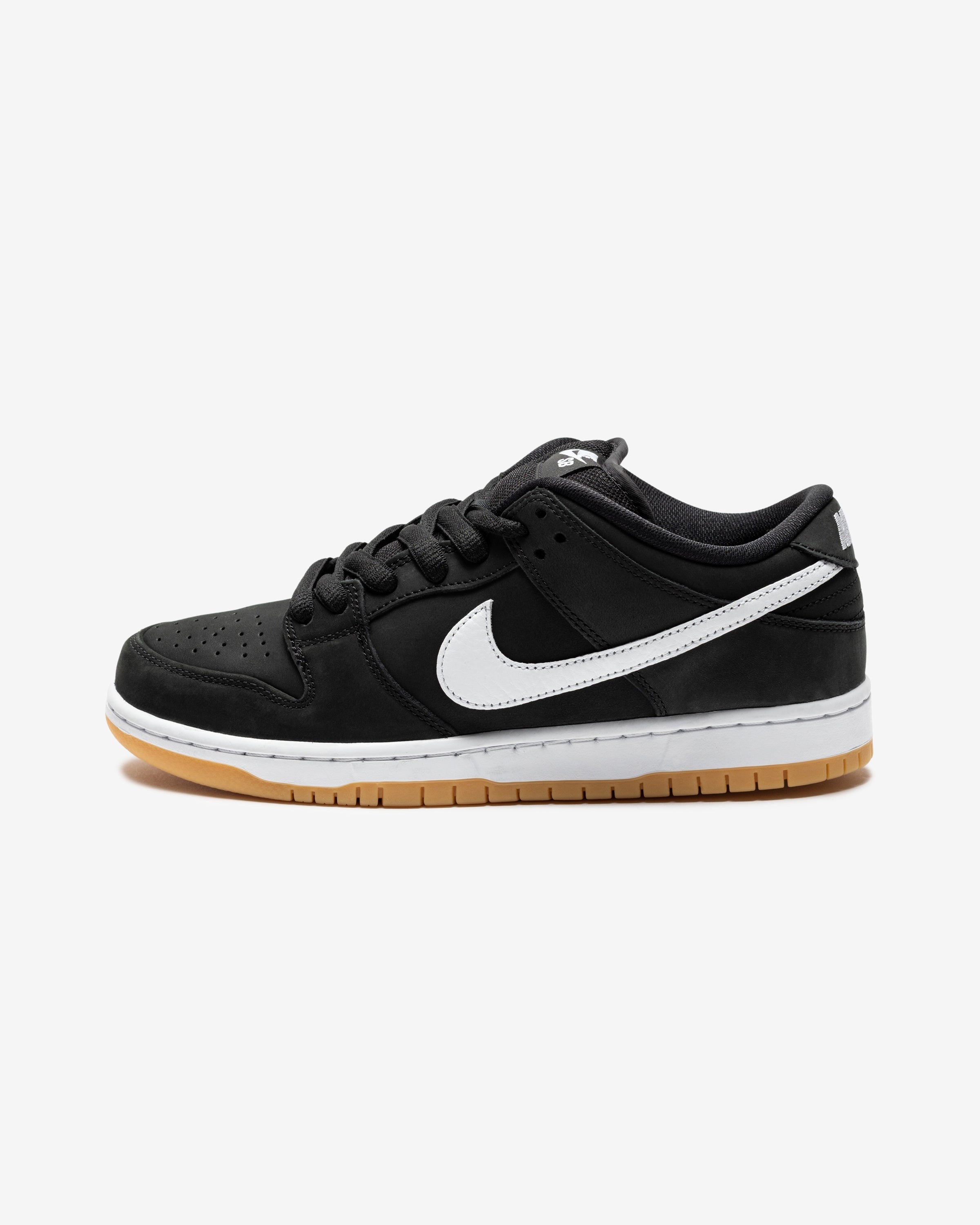 NIKE SB DUNK LOW PRO - BLACK/ WHITE/ GUM/ LIGHTBROWN