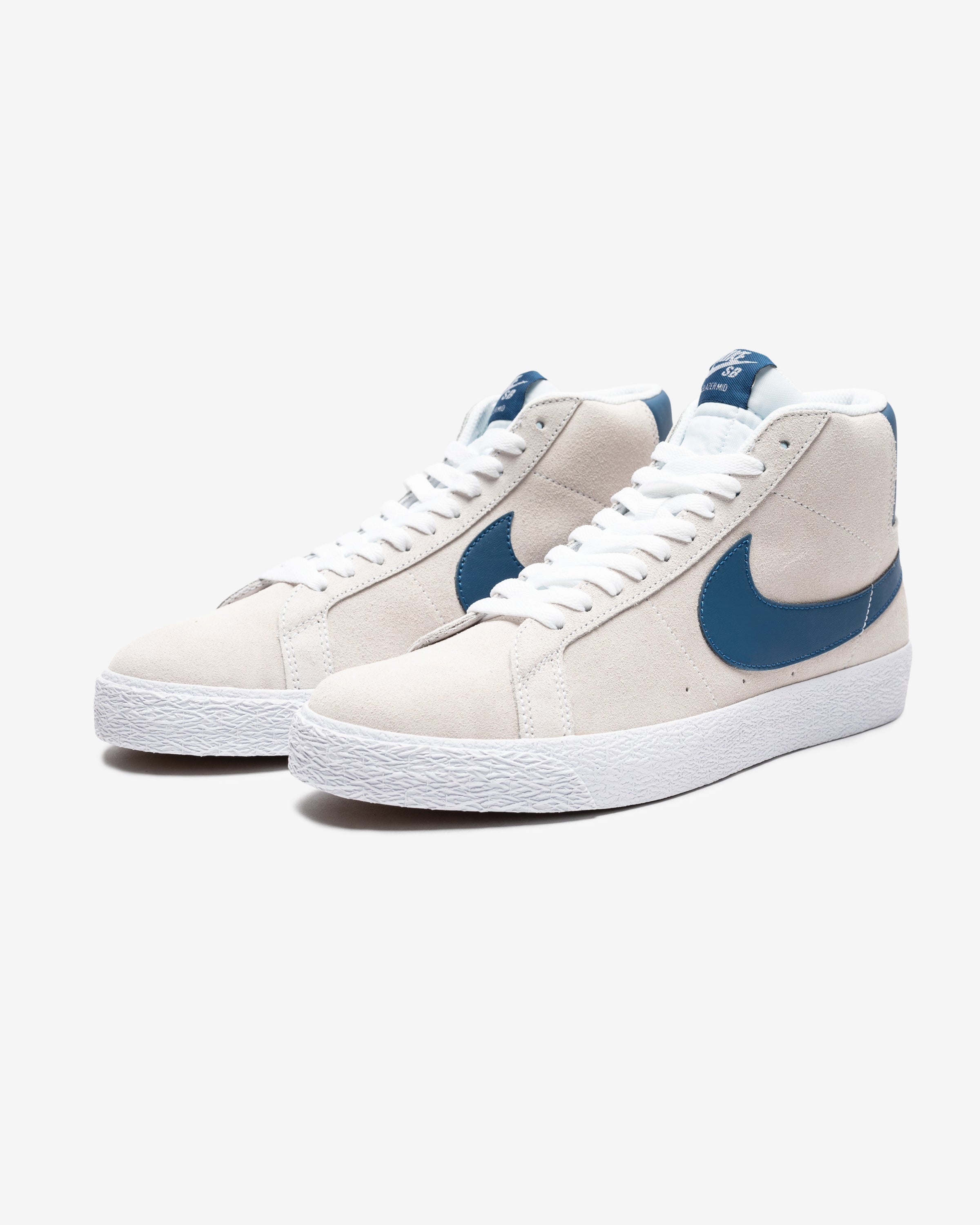 NIKE SB ZOOM BLAZER MID - WHITE/ COURTBLUE