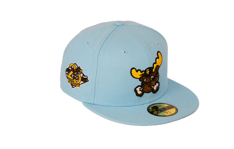 New Era 59Fifty Wilmington Blue Rocks 25th Season Fitted Hat - Blue