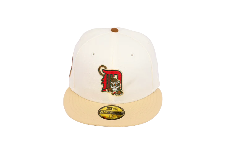 New Era 59Fifty Detroit Tigers Tiger Stadium "Eggnog Pack" Fitted Hat