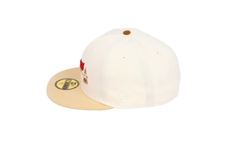 (Final Push) New Era 59Fifty Atlanta Braves 1876 Alternate Logo Side Patch " Eggnog Pack" Fitted Hat