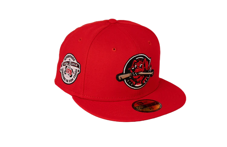 New Era 59Fifty Charleston River Dogs 25th Anniversary "Kid's Classics Pt.1" Fitted Hat - Red