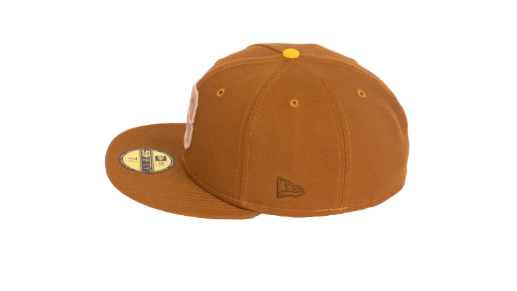 New Era 59Fifty Boston Braves 1943 All Star Game "Stone Age Pack" Fitted Hat - Peanut