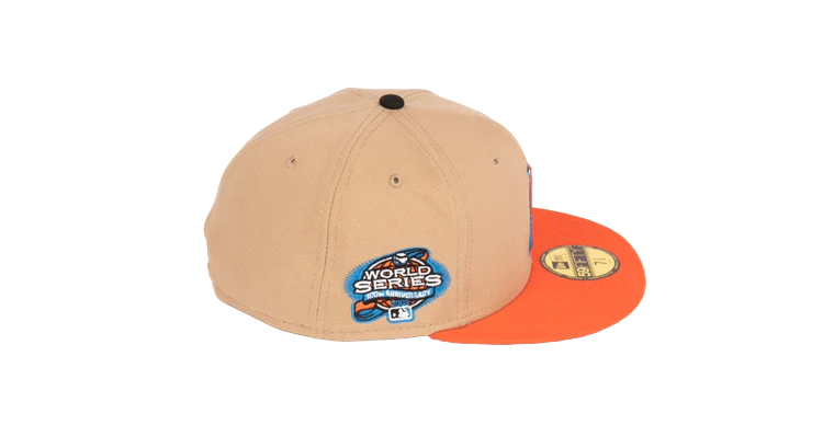 New Era 59Fifty Florida Marlins 2003 world Series "Stone Age Pack" Fitted Hat - Tan