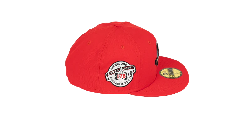 New Era 59Fifty Charleston River Dogs 25th Anniversary "Kid's Classics Pt.1" Fitted Hat - Red