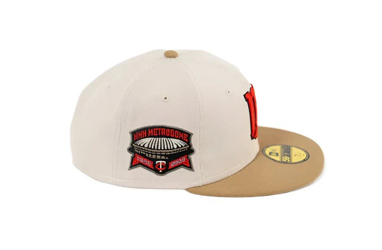 New Era 59Fifty Minnesota Twins Metrodome Fitted Hat - Tan