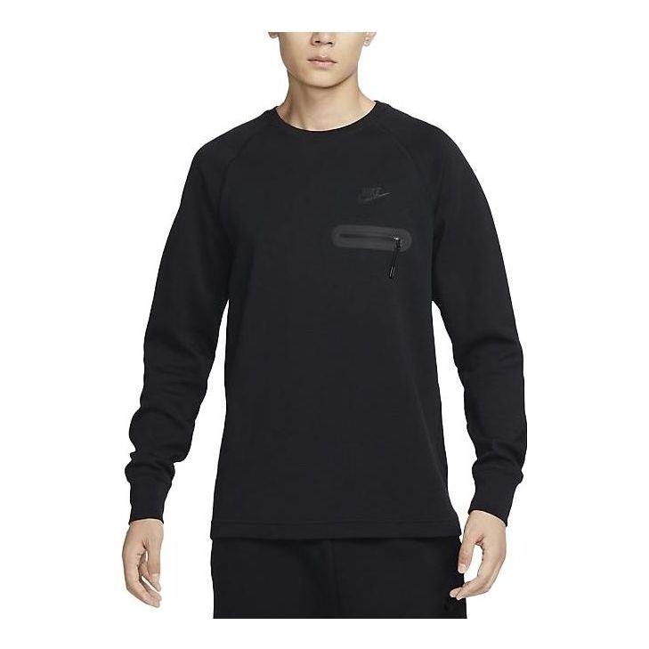 Nike Tech Fleece Lightweight Logo T-Shirt 'Black' FD9881-010