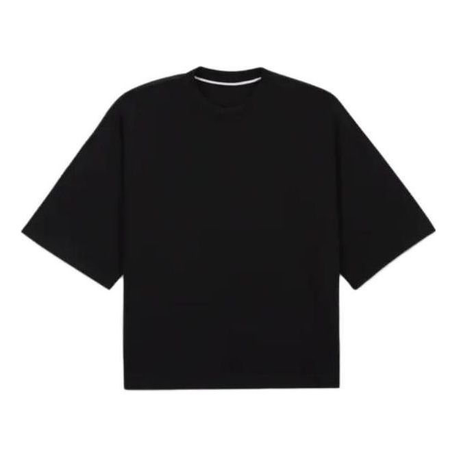 Nike Sportswear Tech Fleece Oversized Short-Sleeve Top 'Black' FB8166-010