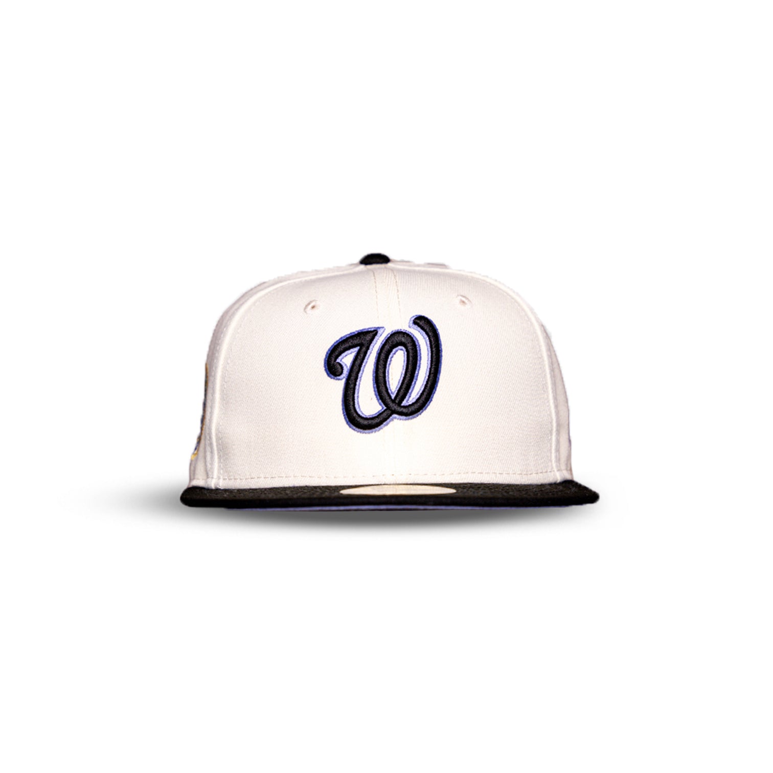 New Era 59Fifty Washington Nationals 2008 Inaugural Season "9-5" Fitted Hat - Chrome White/Black